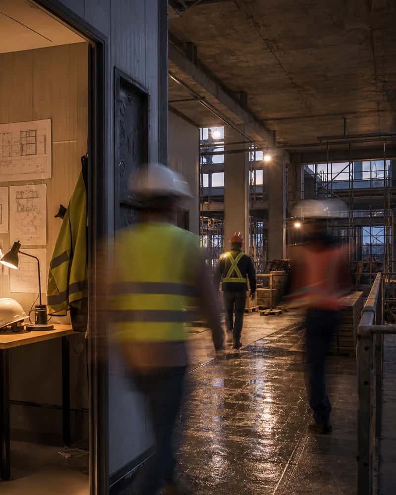 Construction & Trades operators shown in their working environment