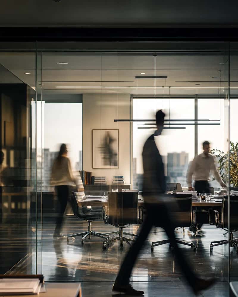 Professional Services operators shown in their working environment